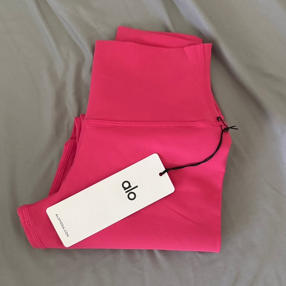 NWT ALO 7/8 High-Waist Airbrush Legging, Pink Summer Crush, size XS - Picture 6 of 7